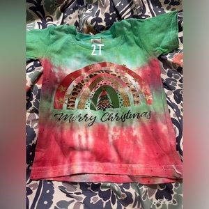 CUSTOM CHRISTMAS TYEDYE TEE